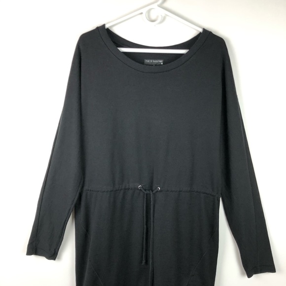 Rag &Bone Knit Drawstring Waist Dress Cut-Out Back - Picture 5 of 11